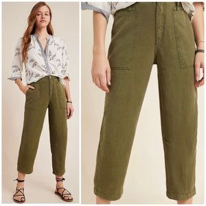 Anthropologie Audra Utility Pants